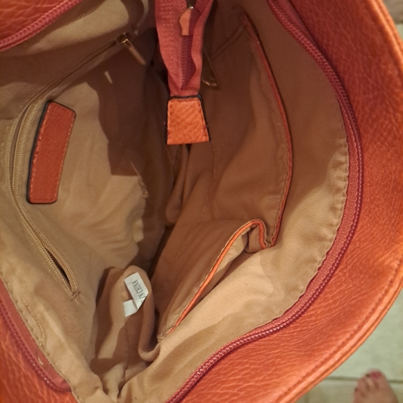 Orange crossbody purse. Took tags off but never wore it. - Picture 8 of 8